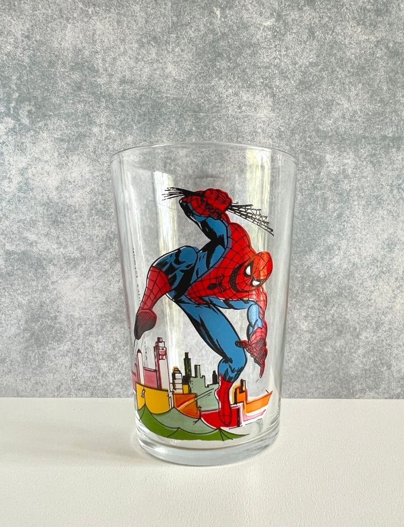 Verre à moutarde Spider-man - 1978, Enlèvement ou Envoi, Verre à eau, Aucun, VMC
