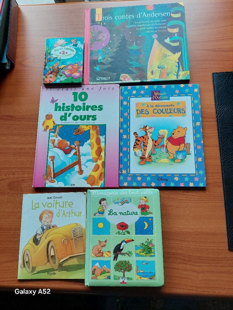 6 livres pour enfants à lire, à raconter pour 9€, Garçon ou Fille, Enlèvement ou Envoi, Fiction général, Comme neuf