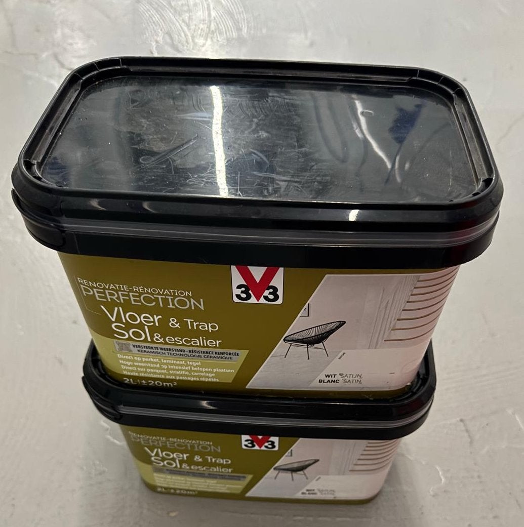 V33 Perfection Vloeren en Trappen, 2L, Bricolage & Construction, Peinture, Vernis & Laque, Moins de 5 litres, Enlèvement, Neuf