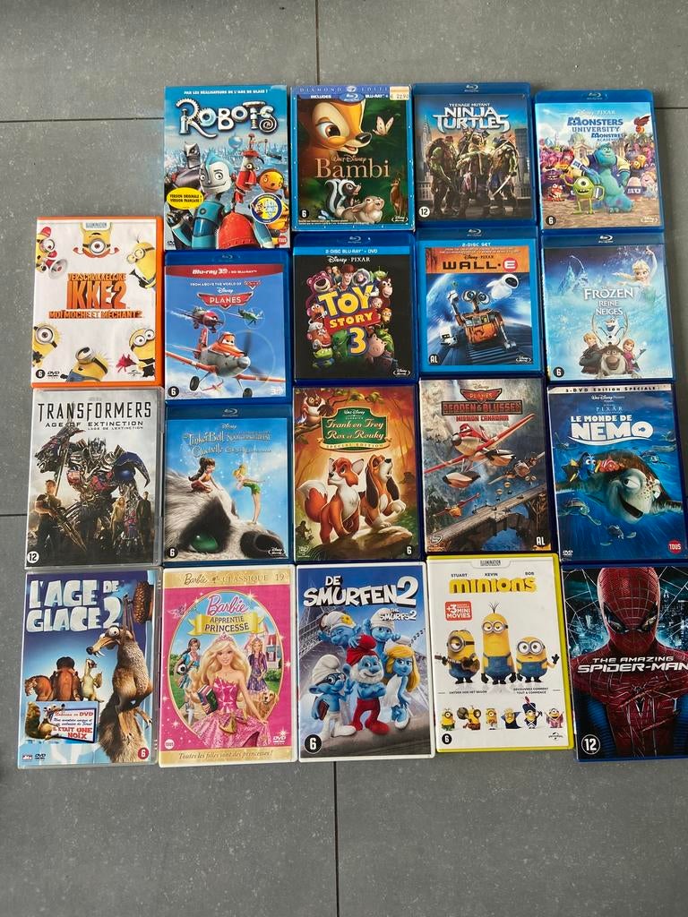 Lot de dvd et blu-ray Disney, Cd's en Dvd's, Ophalen, Zo goed als nieuw