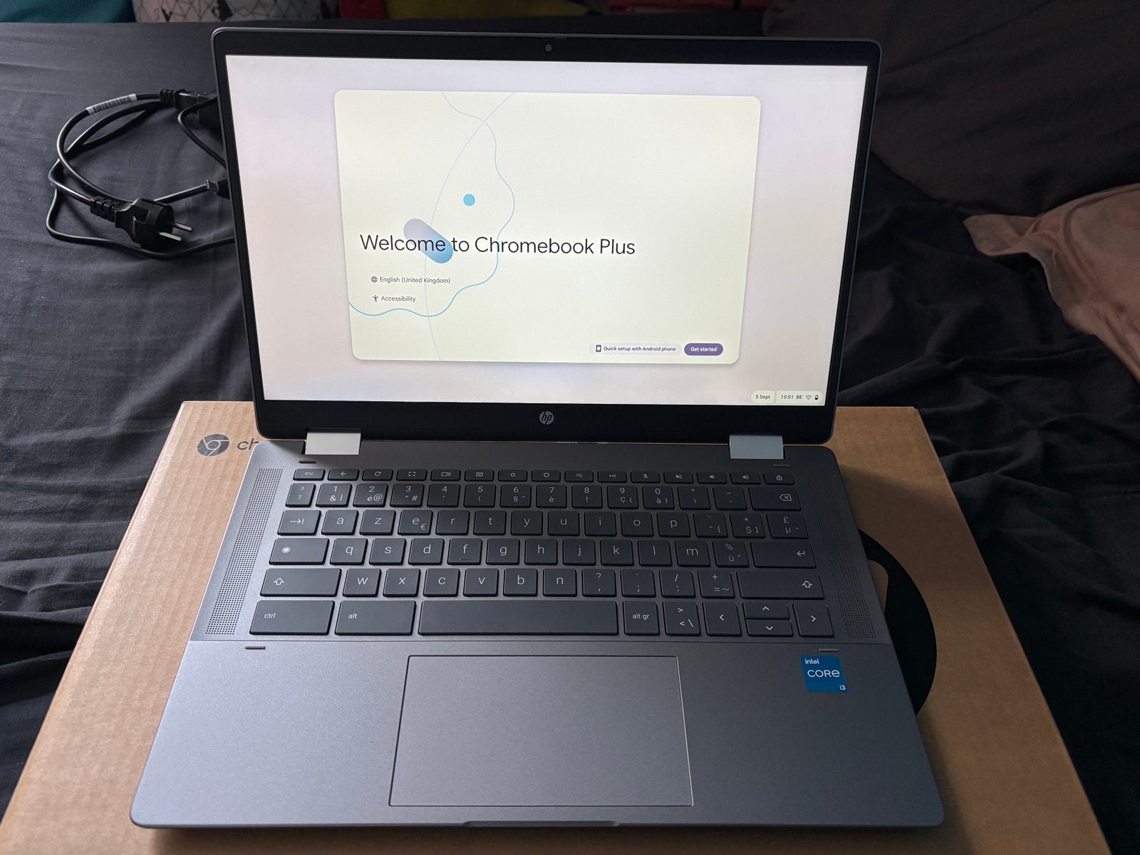 HP Chromebook Plus x360 14 pouces, 14 pouces, 8 GB, Comme neuf, Enlèvement