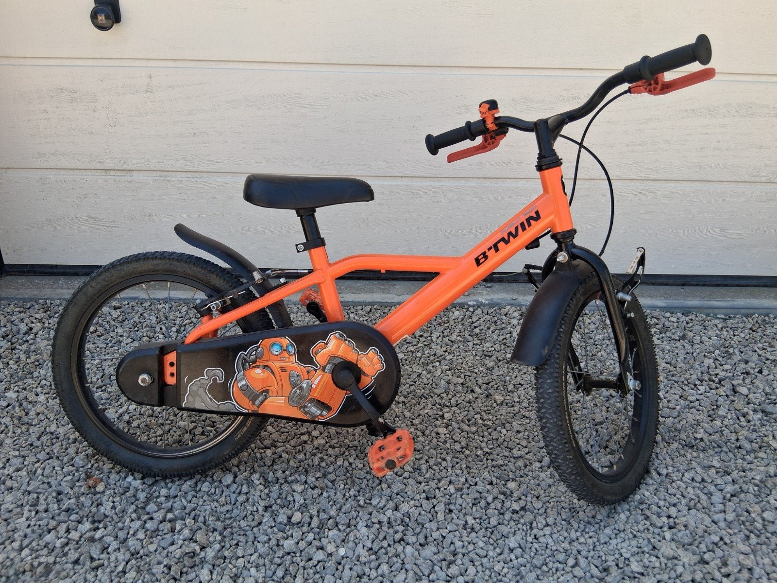 B'Twin fiets 16 inch, Frein sur jante, B-Twin, 16 à 20 pouces, Enlèvement