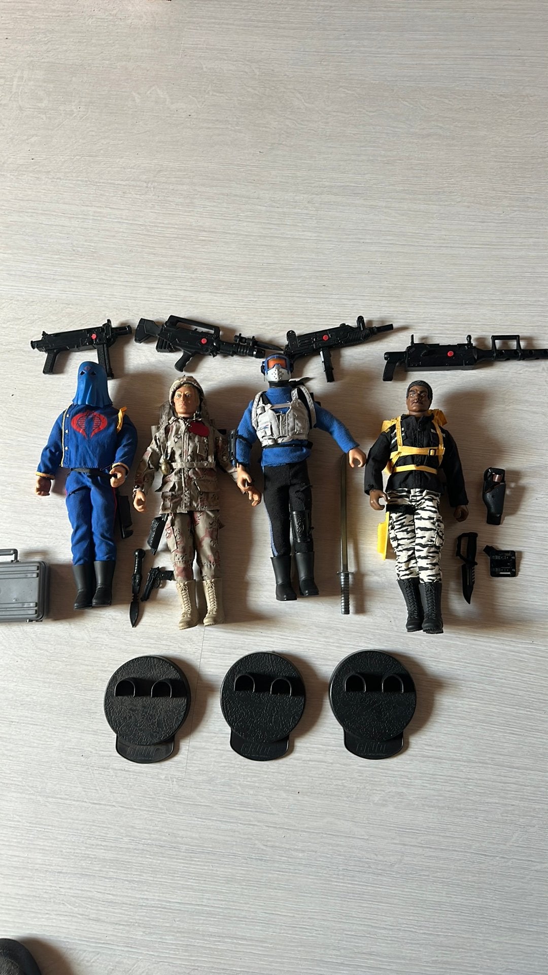 Gi joe 12 inch jaren 90: 4 figuren, Enlèvement, Utilisé