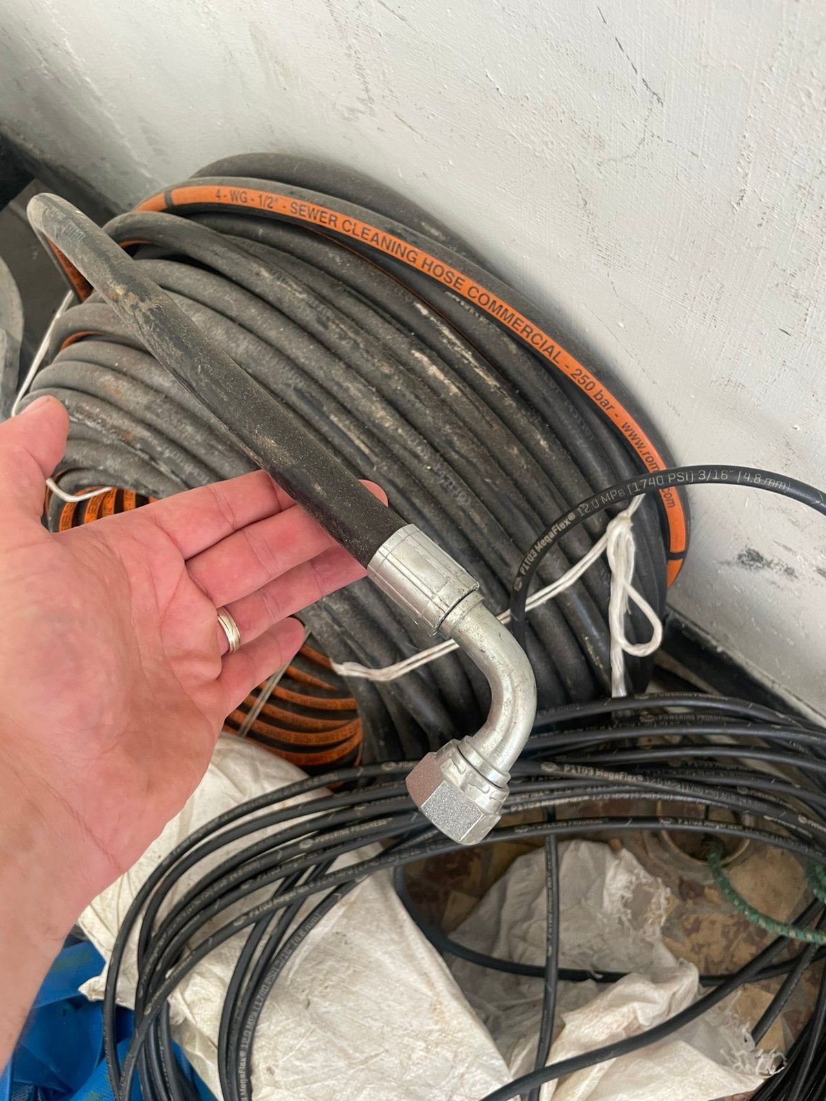 Tuyau de débouchage nouveau 80m RIONED - ROM, Enlèvement ou Envoi, Comme neuf