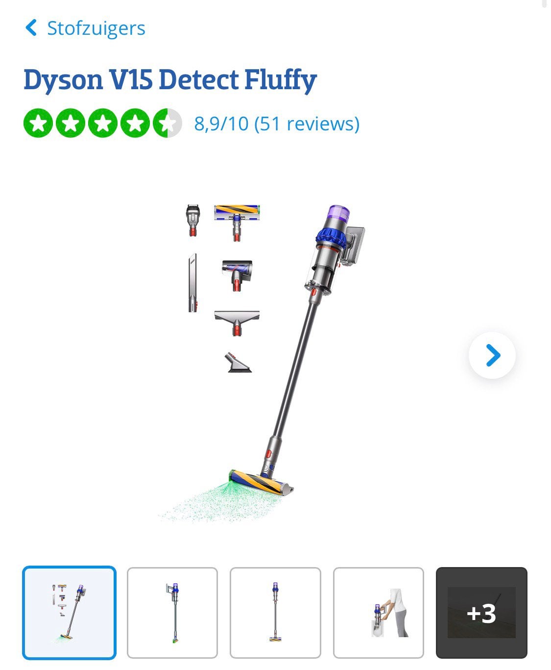 Dyson v15 detect fluffy, Enlèvement, Comme neuf, Dyson