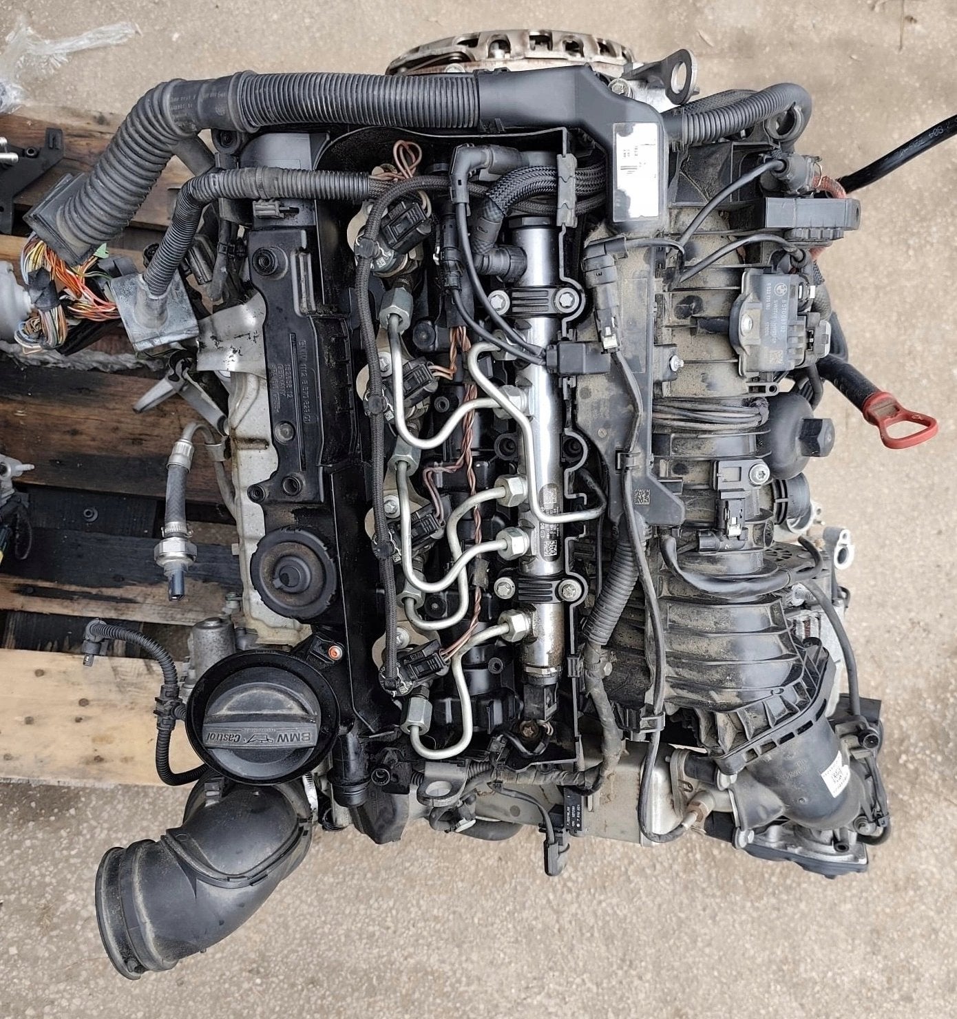 Moteur N47D20C Complet X1 BMW, Verzenden, Gebruikt, Overige automerken