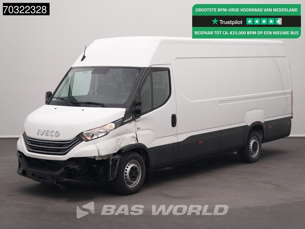 Iveco Daily 35S16 Schade/Damage! Automaat L3H2 160PK Airco C, Auto's, Automaat, Stof, Gebruikt, Euro 6