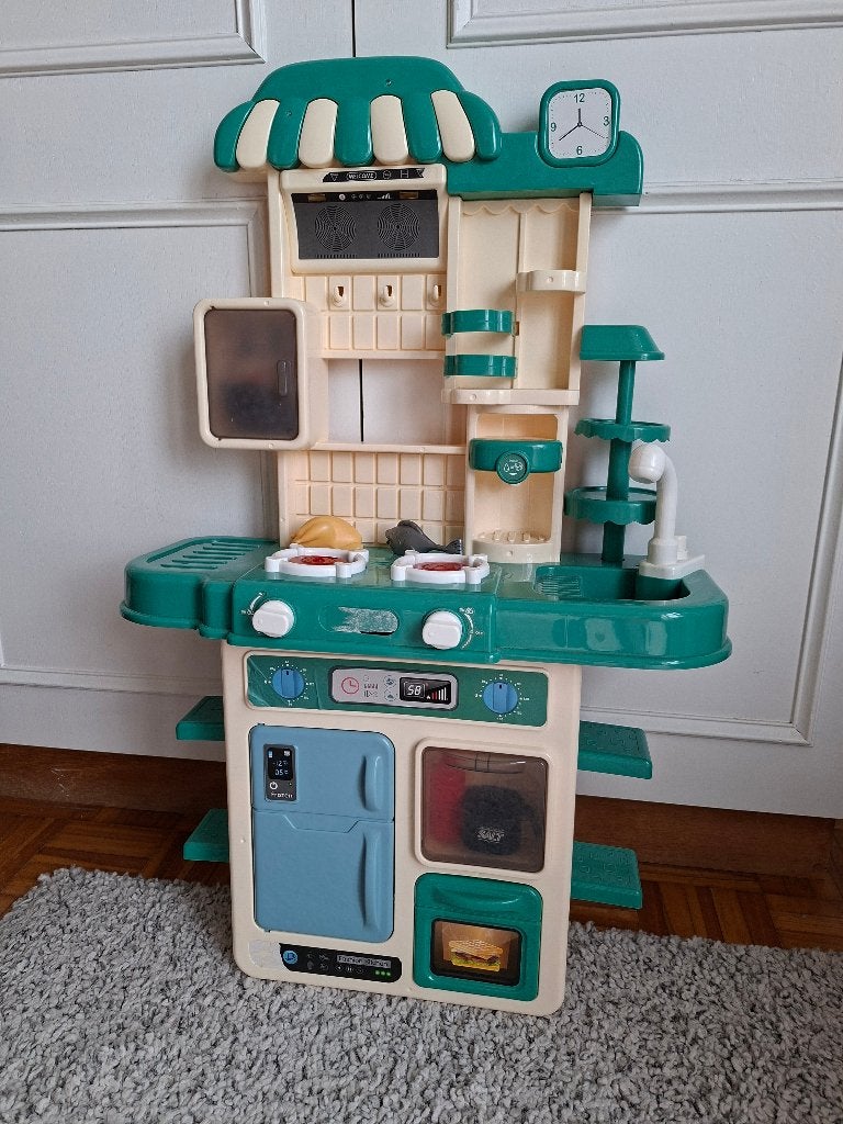 Speelgoedwinkel + Keuken, Kinderen en Baby's, Ophalen, Gebruikt, Kunststof, Speelkeuken