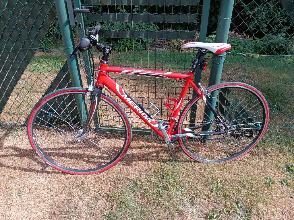 Koersfiets Merida, Fietsen en Brommers, 28 inch, Gebruikt, Aluminium, 49 tot 53 cm