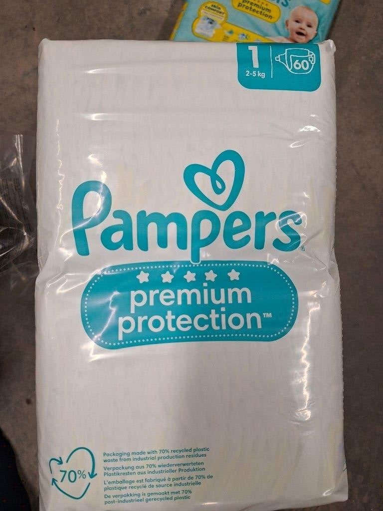Pampers Premium Protection Maat 1 60stuks, Enlèvement ou Envoi