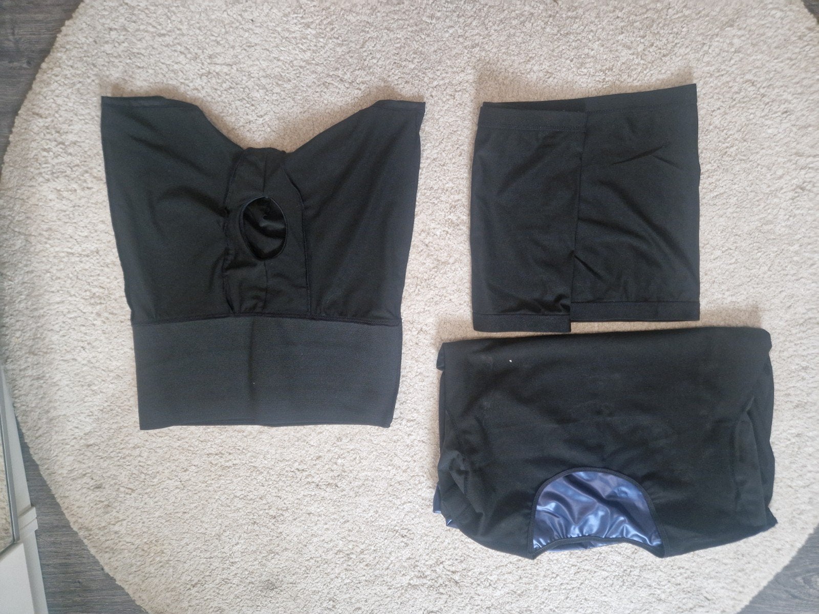Zweetbed met sauna-effect voor fitness, maat XL, Ophalen, Fitness, Zwart, Maat 56/58 (XL)