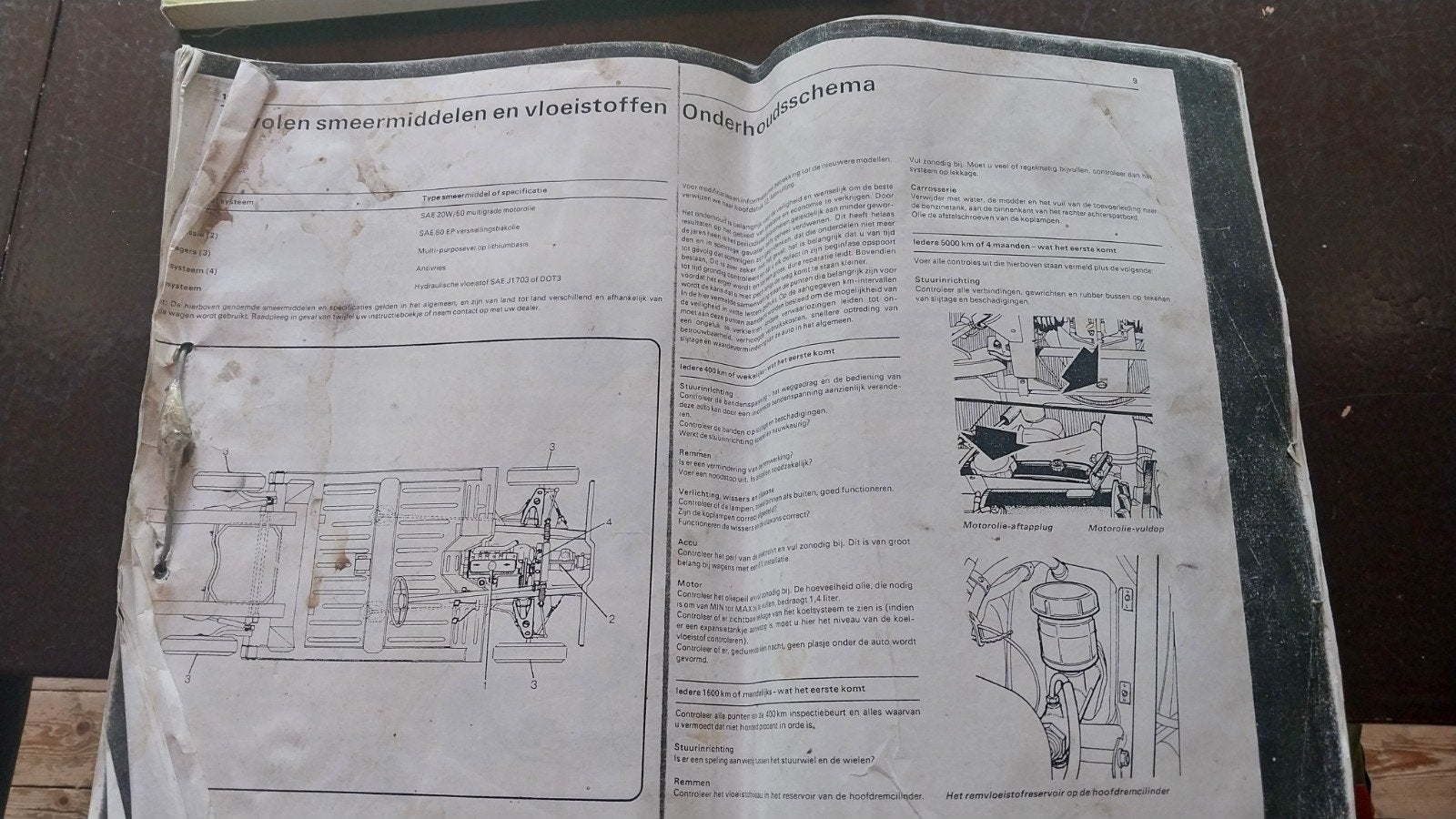 Gekopieerde garagewerkboek Renault 4 nederlands, Ophalen of Verzenden
