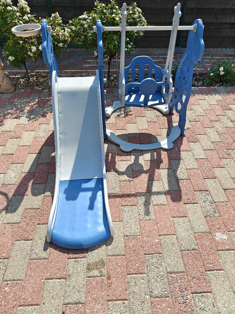 Peuter schommel met schuif af, Kinderen en Baby's, Speelgoed | Buiten | Speeltoestellen, Ophalen, Gebruikt, Schommel