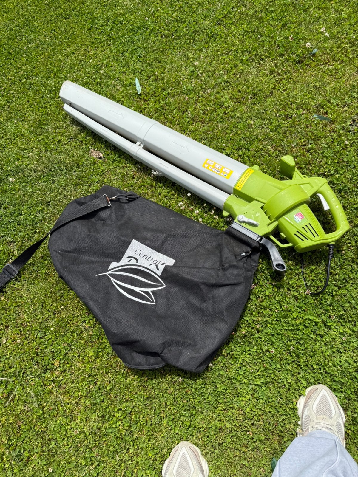 Souffleur Garden, Électrique, Porté à la main, Comme neuf, Avec sac de ramassage