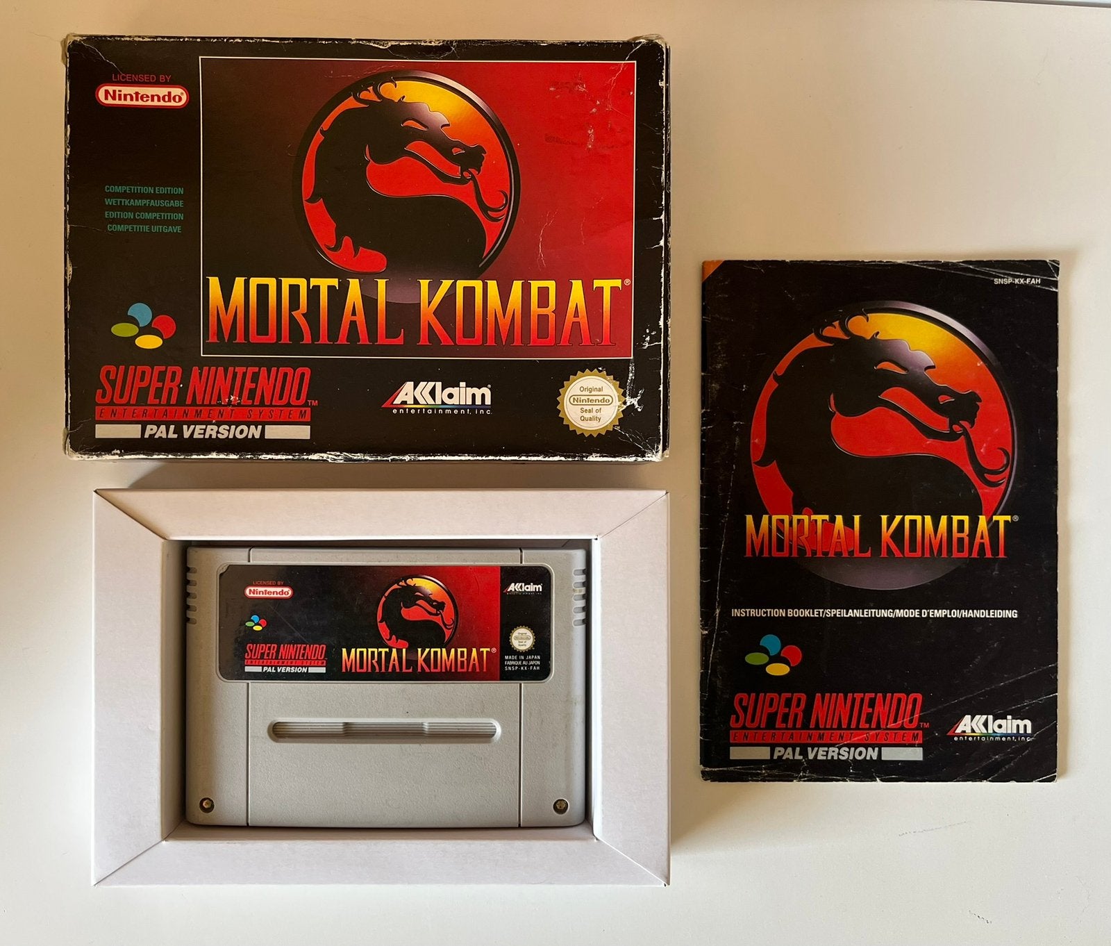 Mortal kombat, Games en Spelcomputers, Games | Nintendo Super NES, Ophalen, Zo goed als nieuw