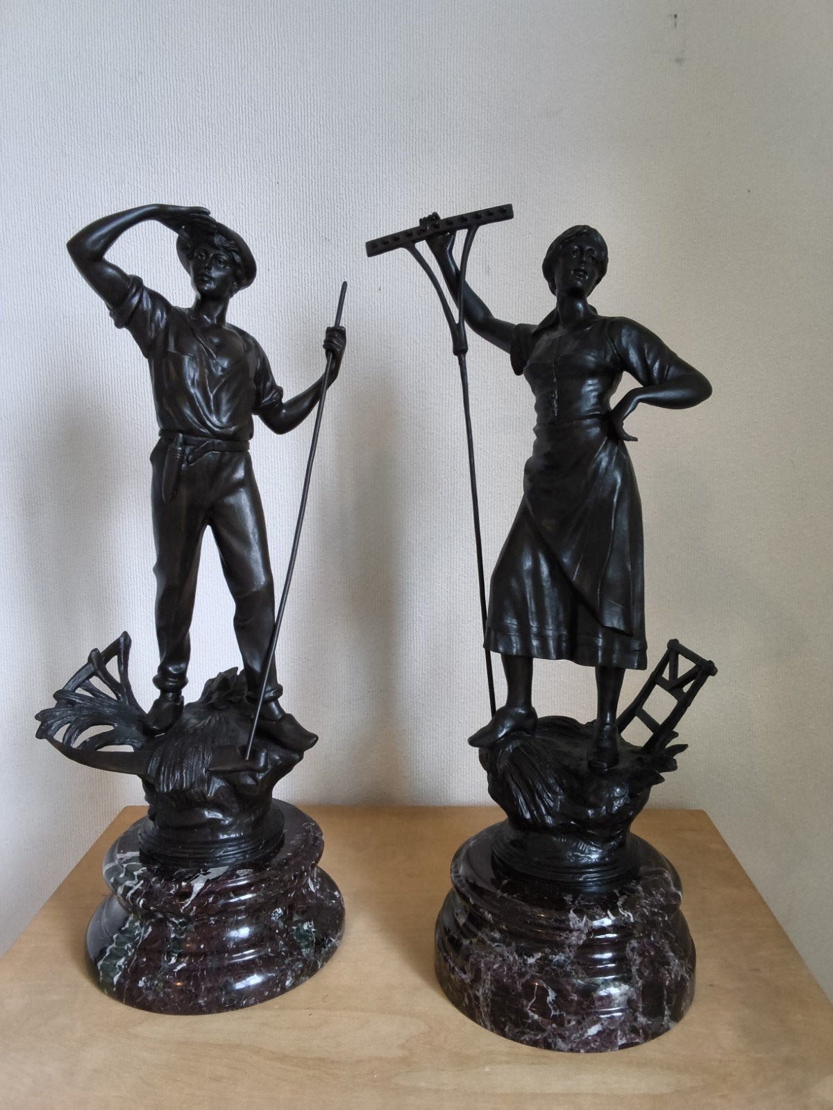 bronzen beelden, Enlèvement