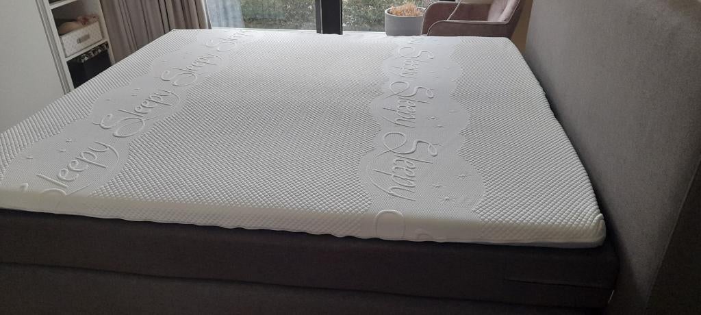 topper regency visa 180/200 Sleepy, Ophalen, Tweepersoons, Zo goed als nieuw, 180 cm