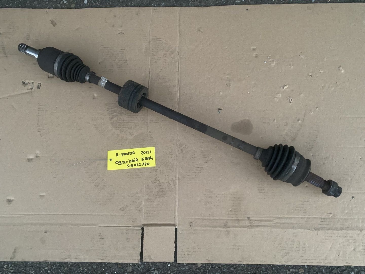 aandrijfas Rechts fiat panda 2012 tot 2019 1.2 0.9 519022770, -, Utilisé, Fiat, -