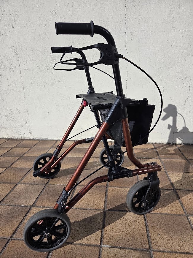 Opvouwbare rollator, Ophalen, Lichtgewicht, Zo goed als nieuw