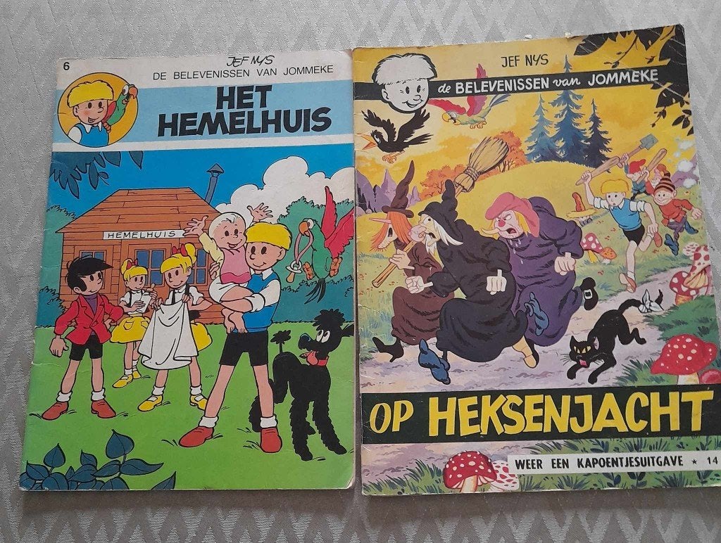 10 Oude strips “De belevenissen van Jommeke, Boeken, Ophalen of Verzenden, Gelezen, Willy Vandersteen