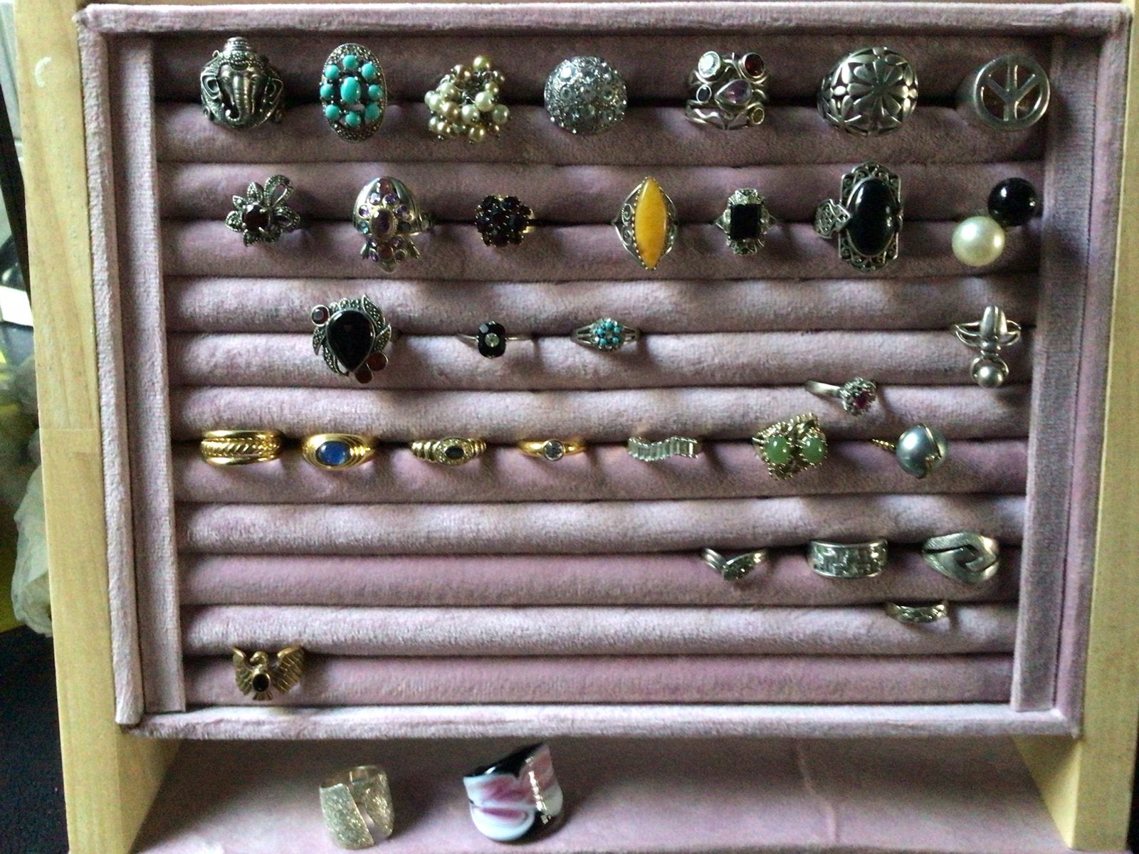 Set zilveren ringen prijs 550€ per stuk, Ophalen of Verzenden, Zo goed als nieuw, Zilver, Zilver