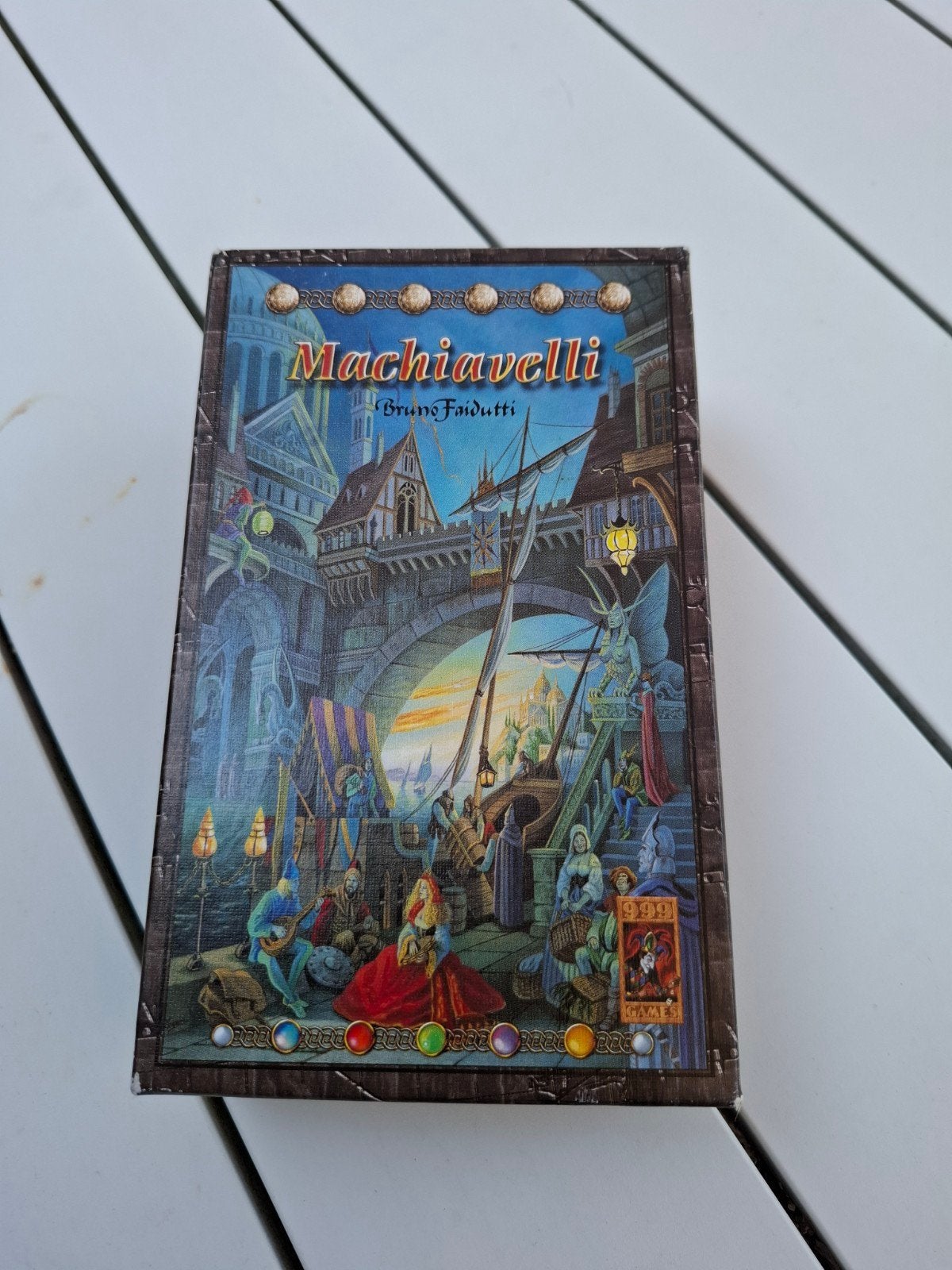 Jeu de cartes Machiavel de 999 games, Trois ou quatre joueurs, Enlèvement ou Envoi, Comme neuf, 999 games