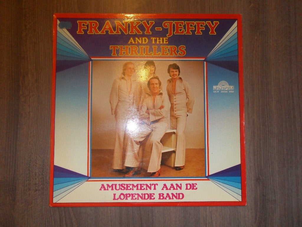 Franky-Jeffy and The Thrillers - Amusement aan de lopende, LP, Gebruikt, Ophalen of Verzenden, Levenslied of Smartlap