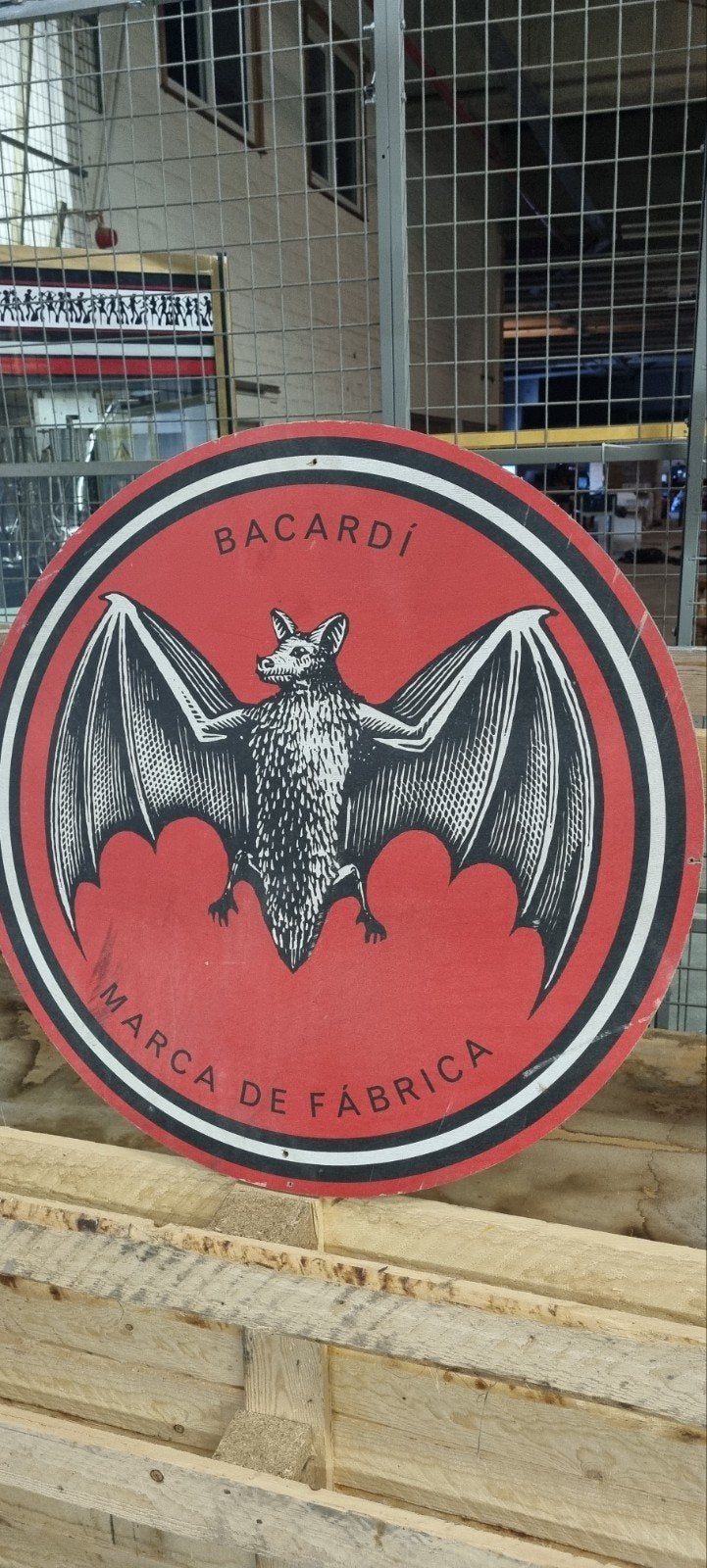 Bacardi reclamebord, Verzamelen, Ophalen, Gebruikt, Reclamebord