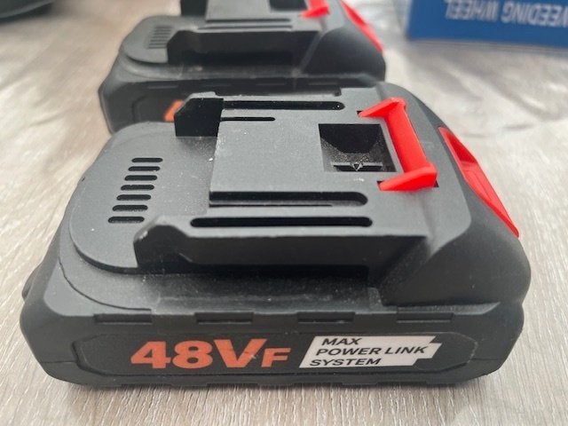 2 batterie 48vf max power link system, Jardin & Terrasse, Enlèvement, Comme neuf, Batterie