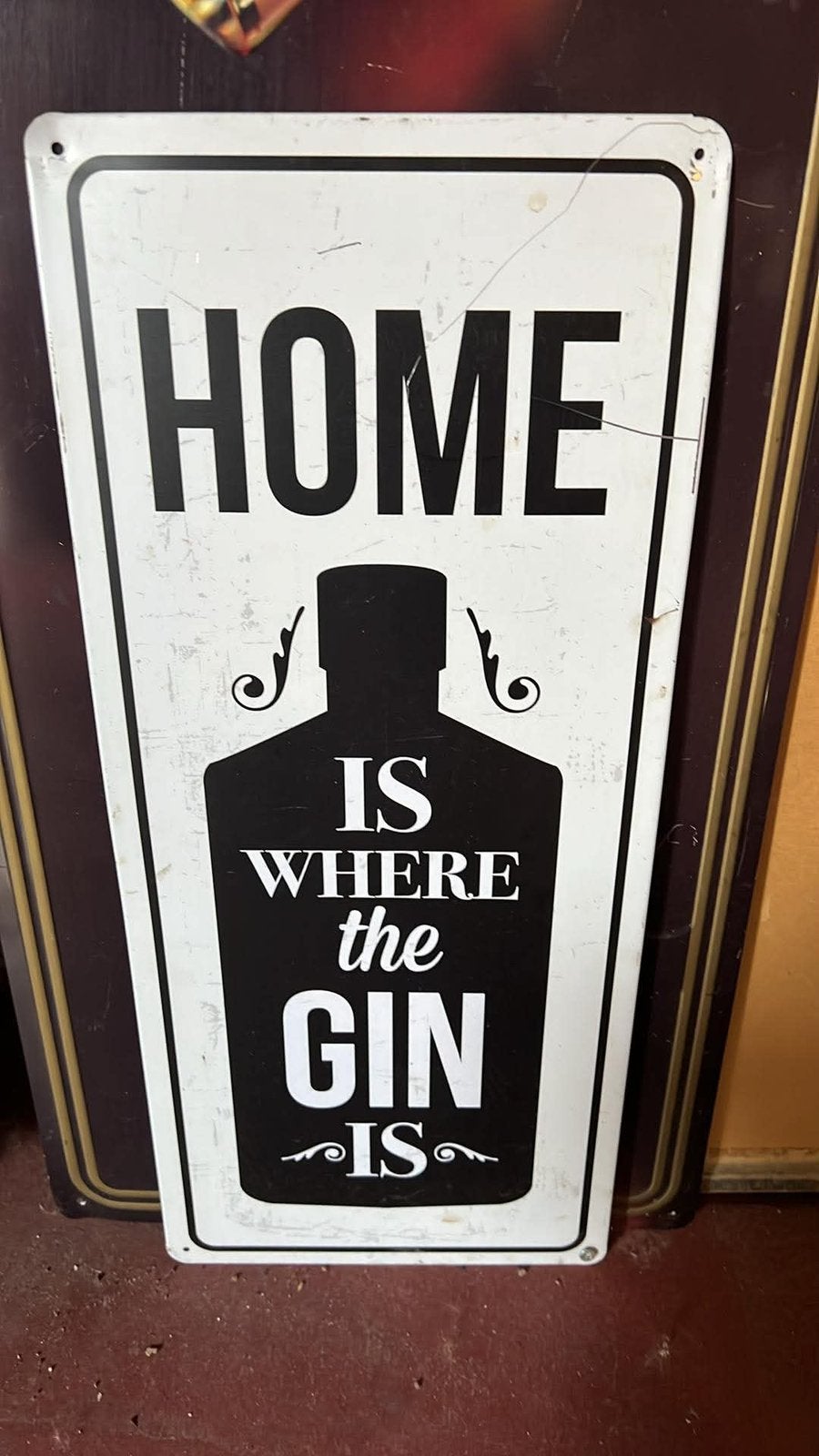 Plaat home is where the gin is, Enlèvement, Comme neuf
