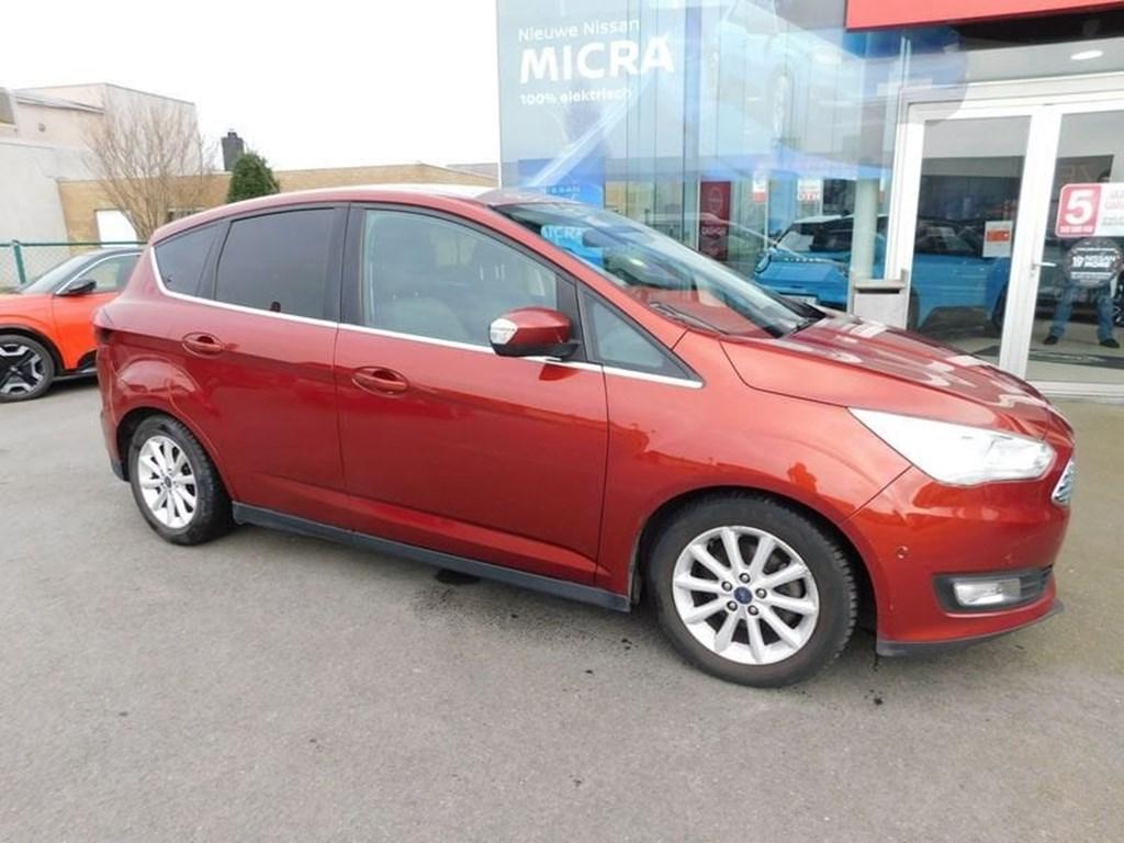 Ford C-Max C-Max 1000 cc  Eco Boost Titanium, Euro 6, Bedrijf, Zilver of Grijs, Parkeersensor