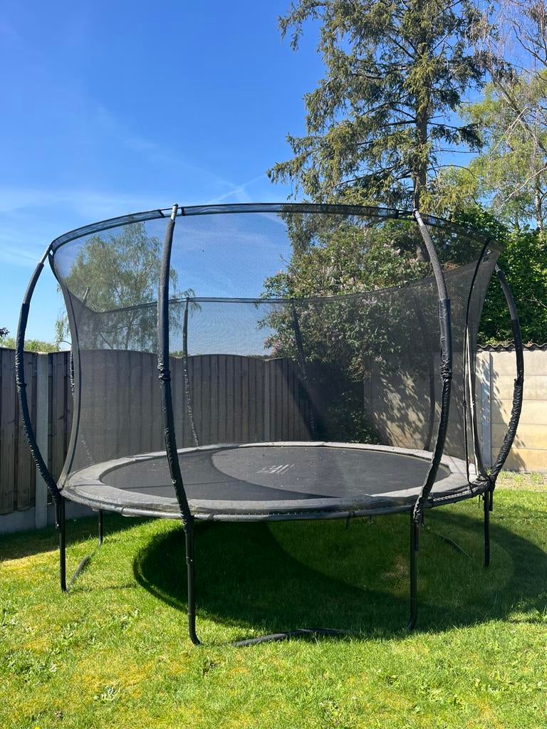 Trampoline diameter 360 cm, Ophalen, Gebruikt