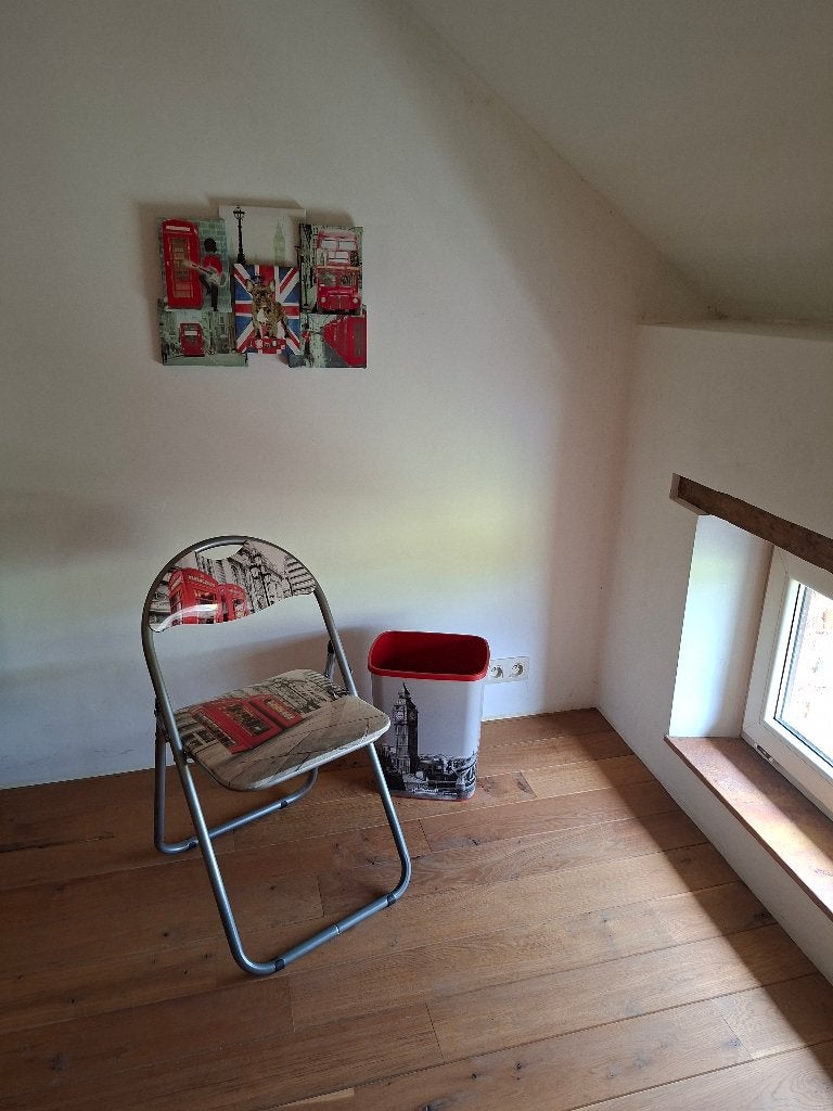 Klein meubilair „Londense stijl” stoel + vuilnisbak + frame, Ophalen, Zo goed als nieuw