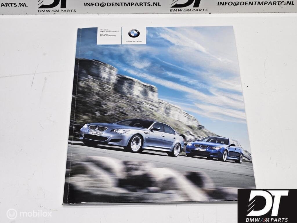 Folder BMW M5 E60 M5 E61 prijslijst indivudual, Enlèvement ou Envoi, Utilisé, BMW, BMW