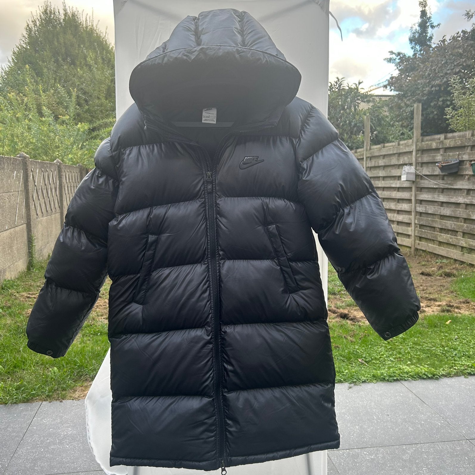 Nike winterjas, Kleding | Heren, Ophalen, Zo goed als nieuw, Maat 46 (S) of kleiner, Zwart