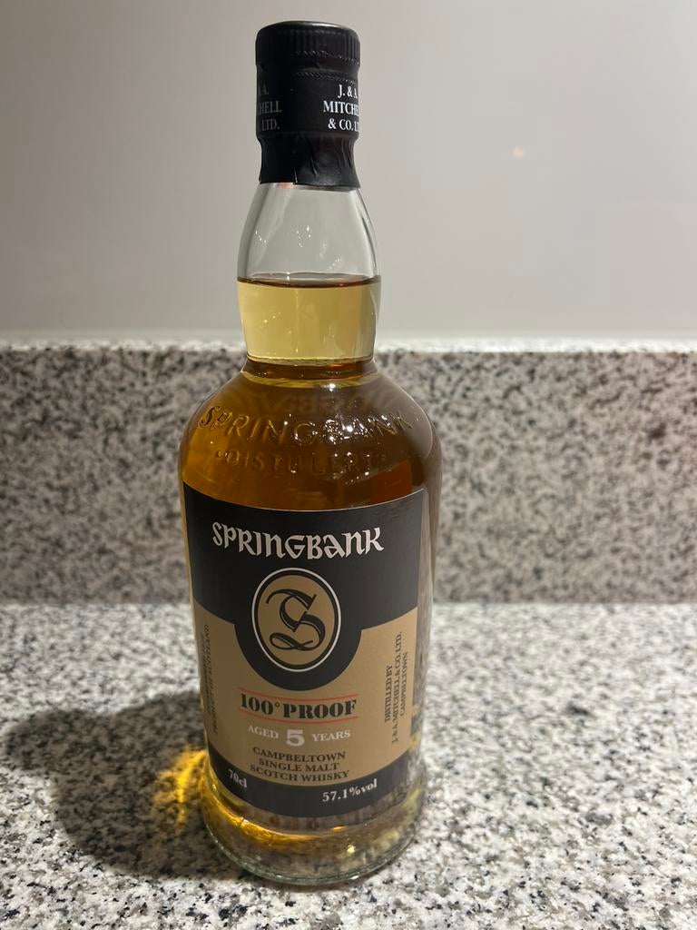 Te koop Springbank 5 100 proof, Ophalen of Verzenden, Zo goed als nieuw