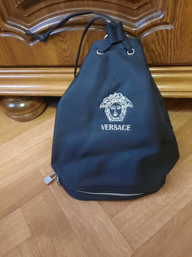 mooie zwarte sterke dames tas van versace, Ophalen of Verzenden