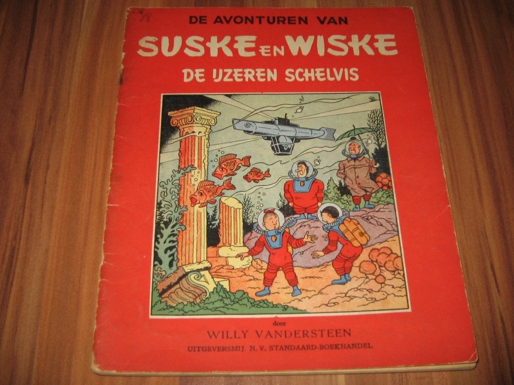 Suske en Wiske nr 23 : De IJzeren Schelvis - 1 Druk, Boeken, Stripverhalen, Eén stripboek, Ophalen of Verzenden, Willy vandersteen