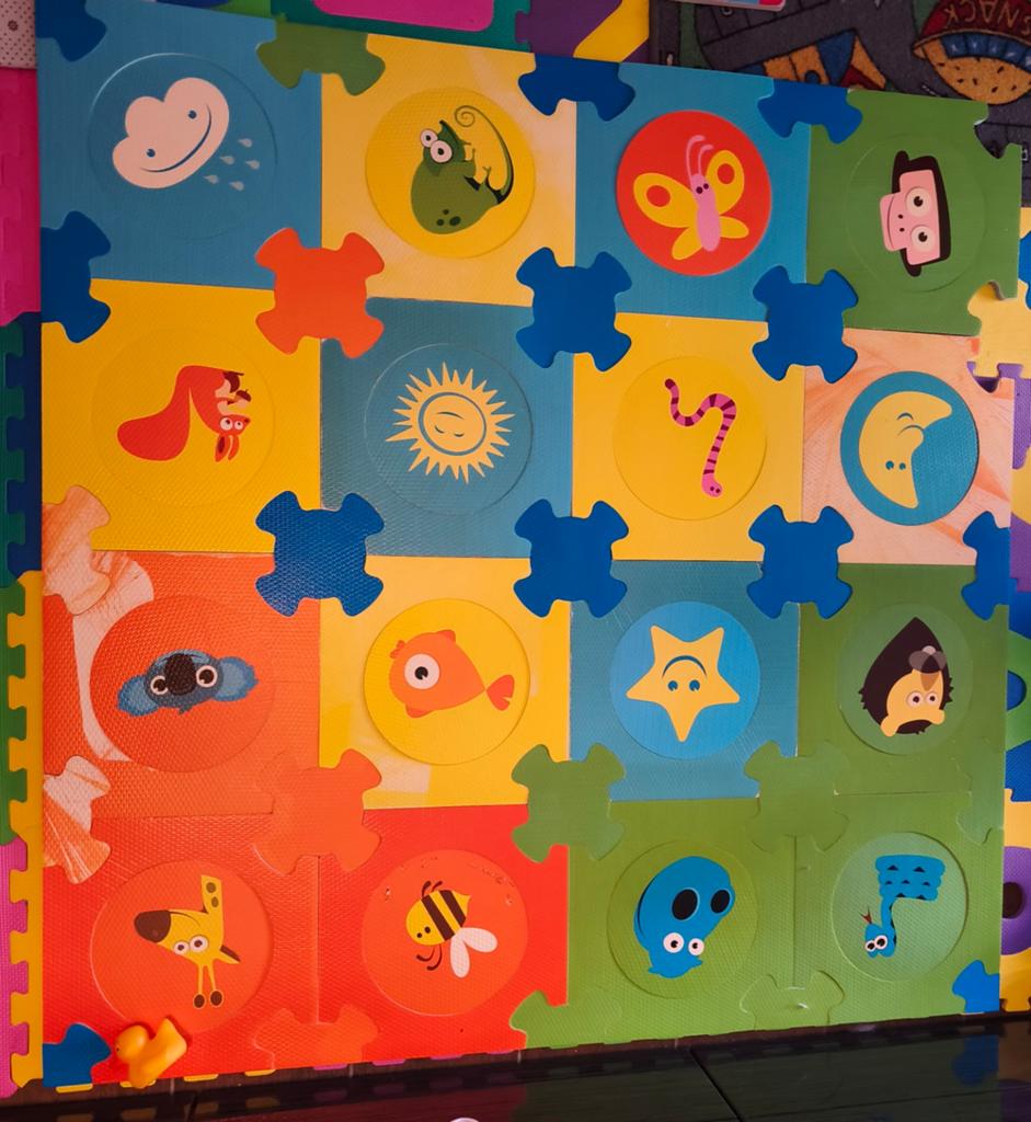 Tapis de casse-tête/tapis de jeu coloré Dreamland (animaux), Enlèvement