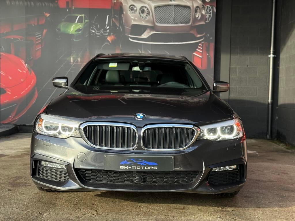 Bwm 520d G31 Touring M Sport Pakket, Auto's, BMW, Automaat, 1998 cc, 4 cilinders, Zwart