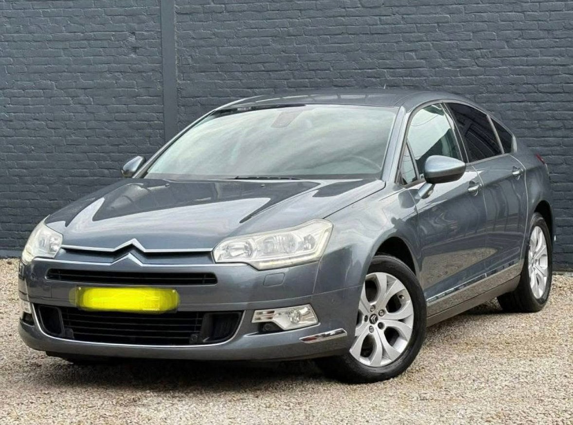 Citroen c5 2012, Auto's, Euro 5, Blauw, Leder, 5 deurs