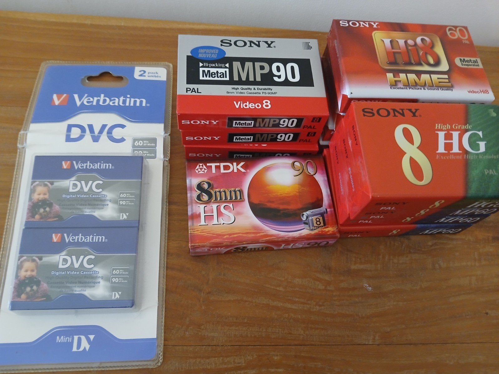 cassette audio video 8 camera hi8 mini dv audio data, Enlèvement ou Envoi, Neuf