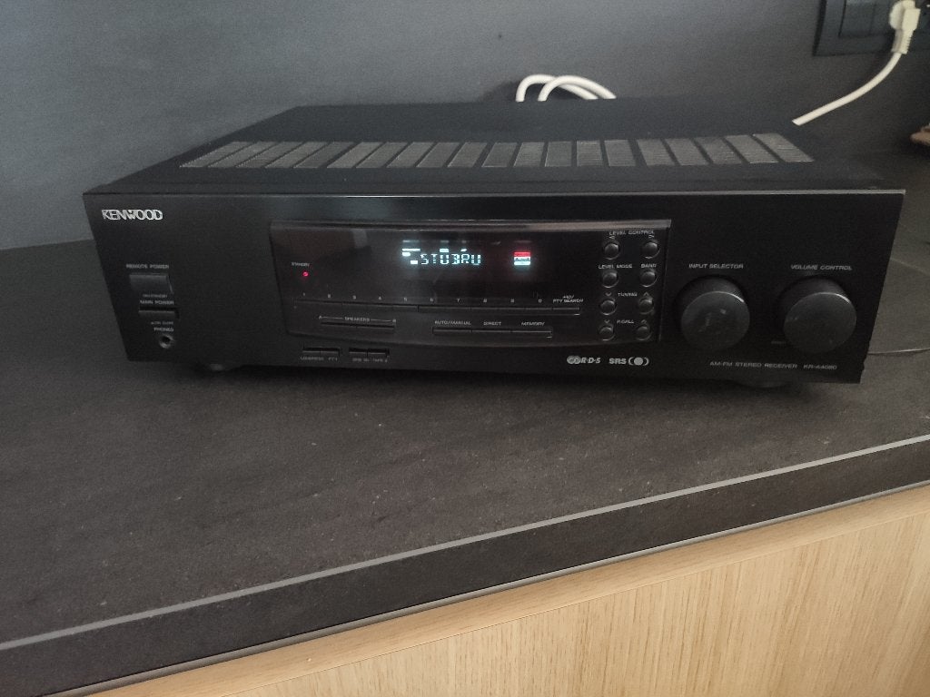 Kenwood KR-A4080 receiver, TV, Hi-fi & Vidéo, Autres marques, Enlèvement ou Envoi, 60 à 120 watts, Stéréo