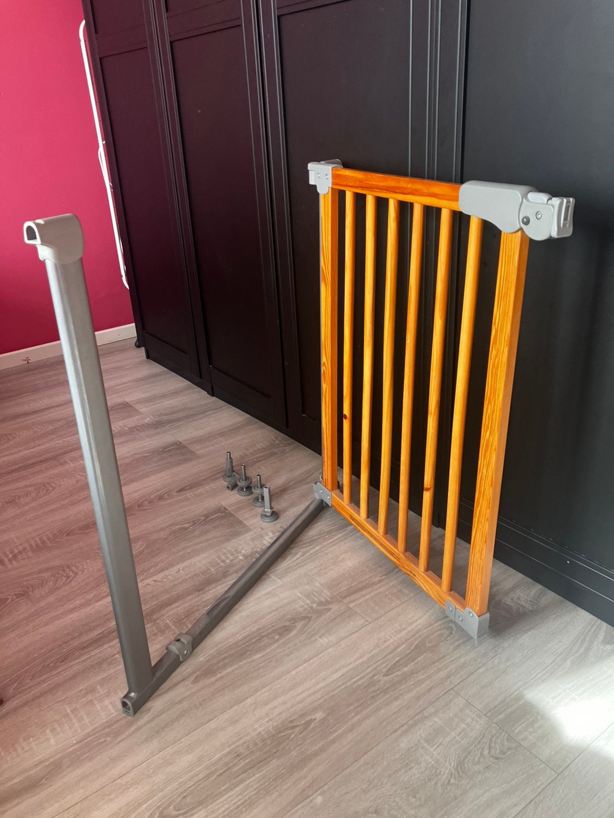 Barrière sécurité bébé/enfants, Enlèvement, Comme neuf, Bois, Barrière de sécurité