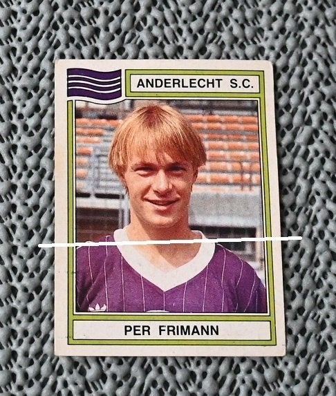 Panini Football 84 RSC Anderlecht pour Frimann, Collections, Envoi, Comme neuf, Affiche, Image ou Autocollant
