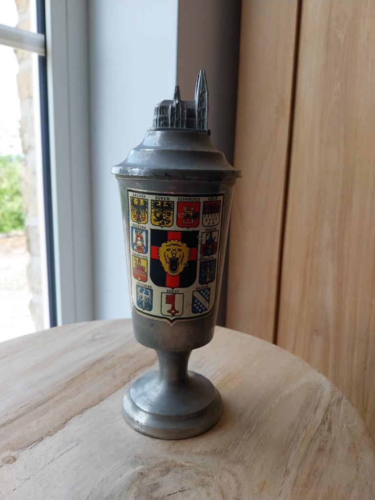 Cruche à bière belge ABL en Allemagne, années 1940-1950, BSD, Collections, Enlèvement ou Envoi