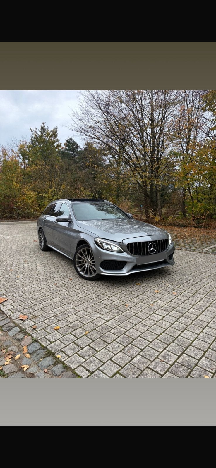Mercedes C400, option complète 2016, « cargaison légère », Cuir, Argent ou Gris, Achat, Euro 6