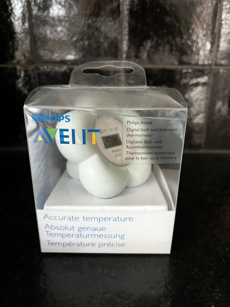 Philips Avent badthermometer bloem, Kinderen en Baby's, Overige typen, Zo goed als nieuw, Standaard, Ophalen