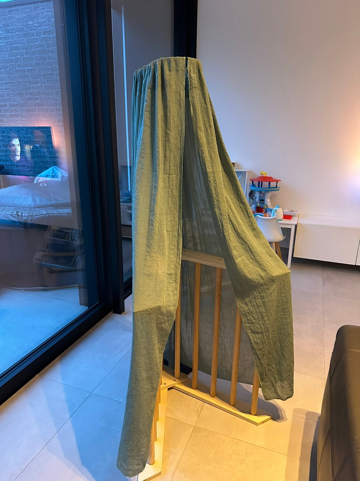 Parkhemel met staander, Enfants & Bébés, Chambre d'enfant | Aménagement & Décoration, Enlèvement, Comme neuf