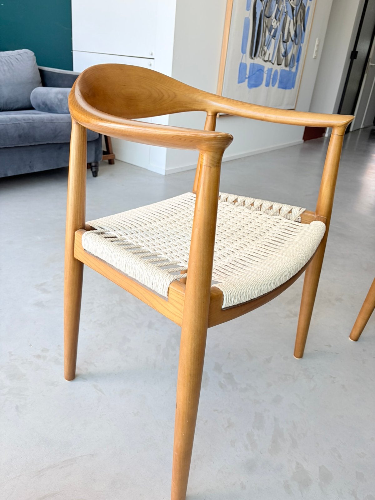 Kennedy chair walnoot, Ophalen, Zo goed als nieuw